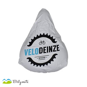 Bicycle seat cover custom logo