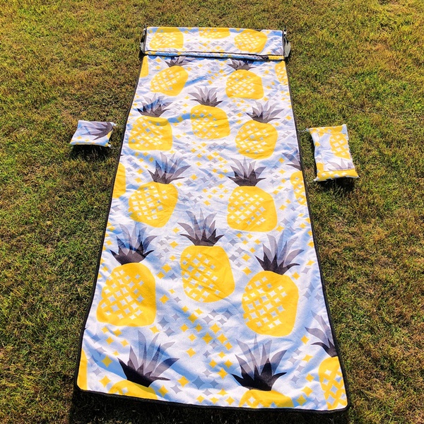 Multi-function Foldable Beach Towel Backpack bag for beach chair cover beach towel