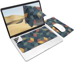 3-in-1 Mouse Pad, Multi-Functional Microfiber Mouse Pad for Laptop keyboard cover