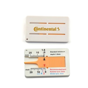 Custom printing Plastic Tire Tread Depth Gauge tread depth Gauge Meter Ruler