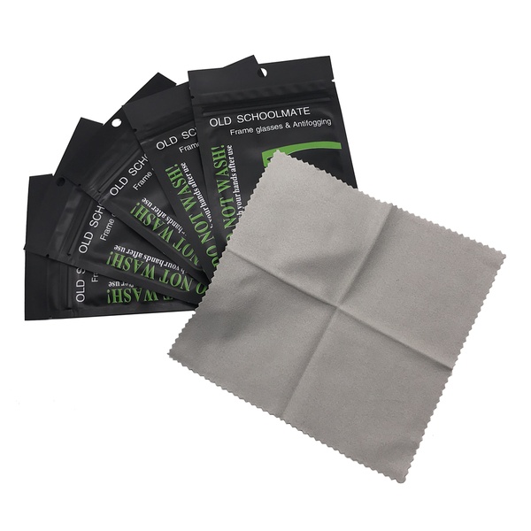 Magic custom emboss logo Anti-Dew Brushing Cloth anti fog cleaning cloth