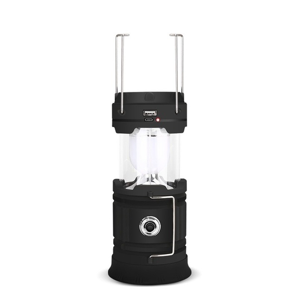 Rechargeable Solar Lantern Flashlights Battery Powered Camping Lamp Emergency Lights for Power Outage/Hurricane/Night Lights
