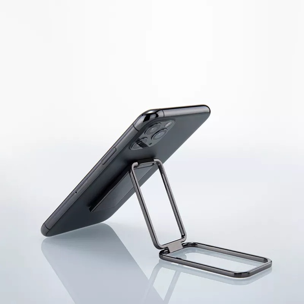 Folding mobile phone holder metal portable car magnetic mobile phone ring buckle holder