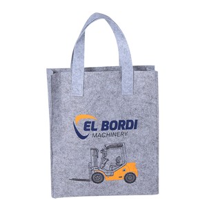 Custom felt handbang shopping bag
