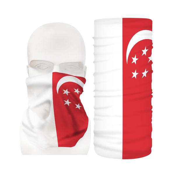 Singapore Flag Bandana