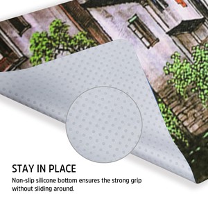 Portable Printing Microfiber Cleaning Cloth with Silicone Dots