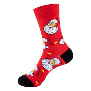 Colorful Cotton Holiday Crew Socks
