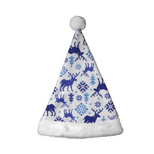 Custom Plush Santa Hat for Kids Children Christmas Hats
