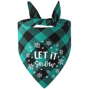 Christmas Dog Bandanas Scarf Triangle Bibs Kerchief Decoration for Small Medium Large Dogs Cats Pets