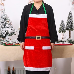 Christmas Aprons Waterproof Bib for Kitchen Salon Nails Technician