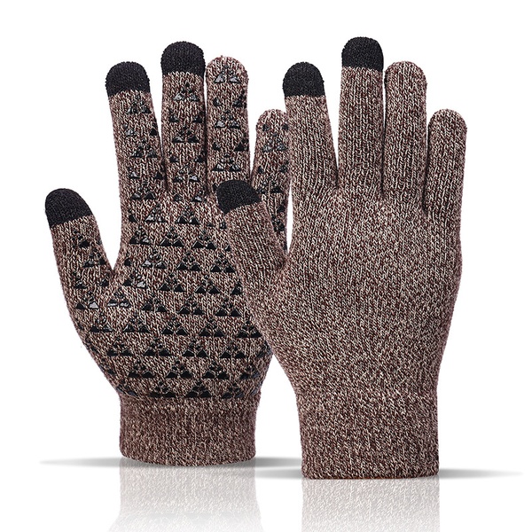 Winter Gloves for Men Women Touchscreen Touch Screen Fingers Anti-Slip Knit Warm Glove