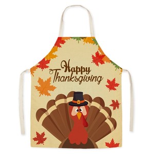 Thanksgiving Turkey Cooking Chef Apron Kitchen Cooking Grilling Apron Cute Aprons for Women
