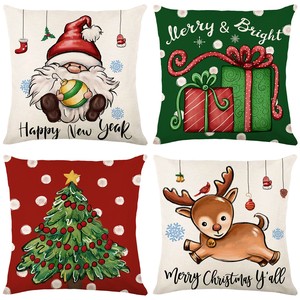 Christmas Pillow Covers 18x18 inch for Christmas Decorations
