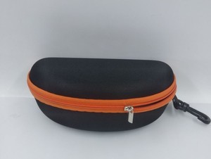 Sunglasses Case Portable Travel Zipper Eyeglasses Case With Hook
