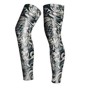 Custom Leg Compression Sleeve With Full Color Sublimation digital printing