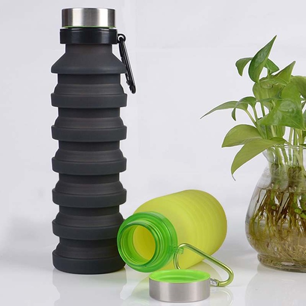Collapsible Water Bottle With Carabiner