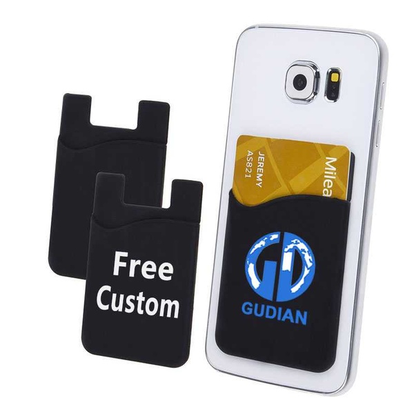 Silicone Credit Card Holder For Cell Phone