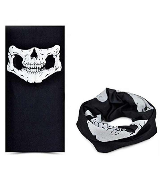 Skull Face Bandana  Halloween decoration bandana neck gaiter