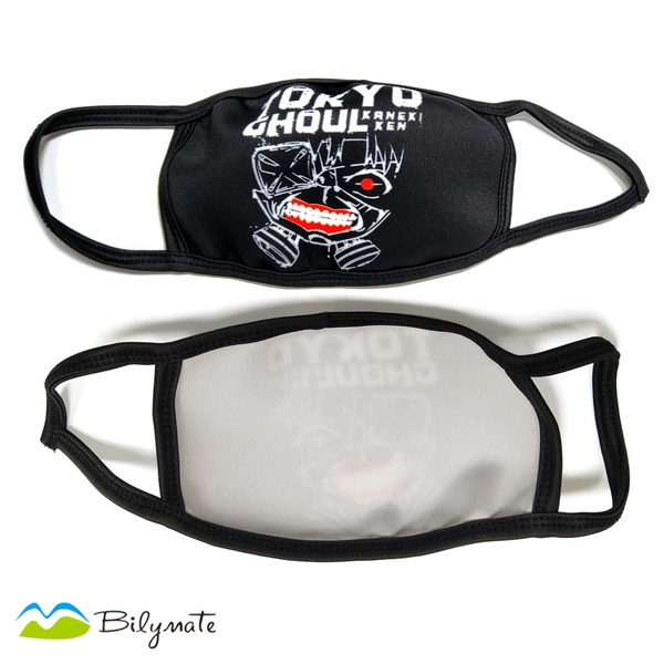 Fashion Washable Digital Printing Polyester Face Mask Small Moq
