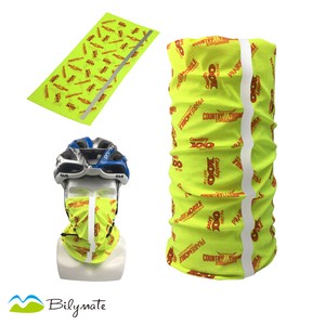 Digital printing Fluorescent Seamless Bandanas Face Mask Headband Scarf Headwrap Neck gaiter