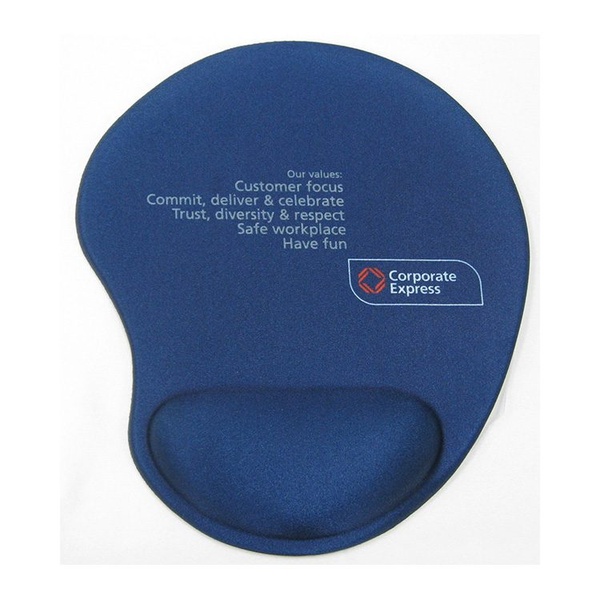 personalised mouse mat with wrist support