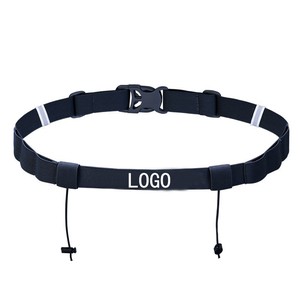 Match number belt-Triathlon belt bib bracket with 6 energy gel rings, suitable for triathlon, marathon, running and cycling