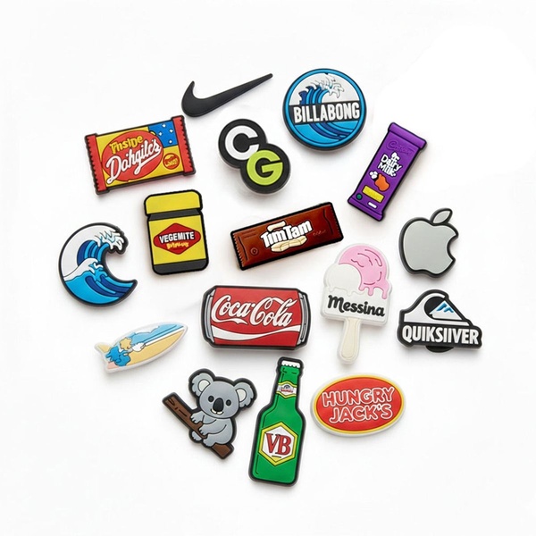 custom logo shoe charms