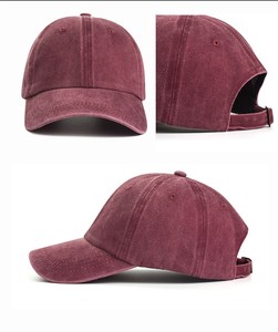 Wholesale Custom Logo Washed Soft Top Vintage Dad Hats Adjustable Plain Custom Baseball Cap for Men Women